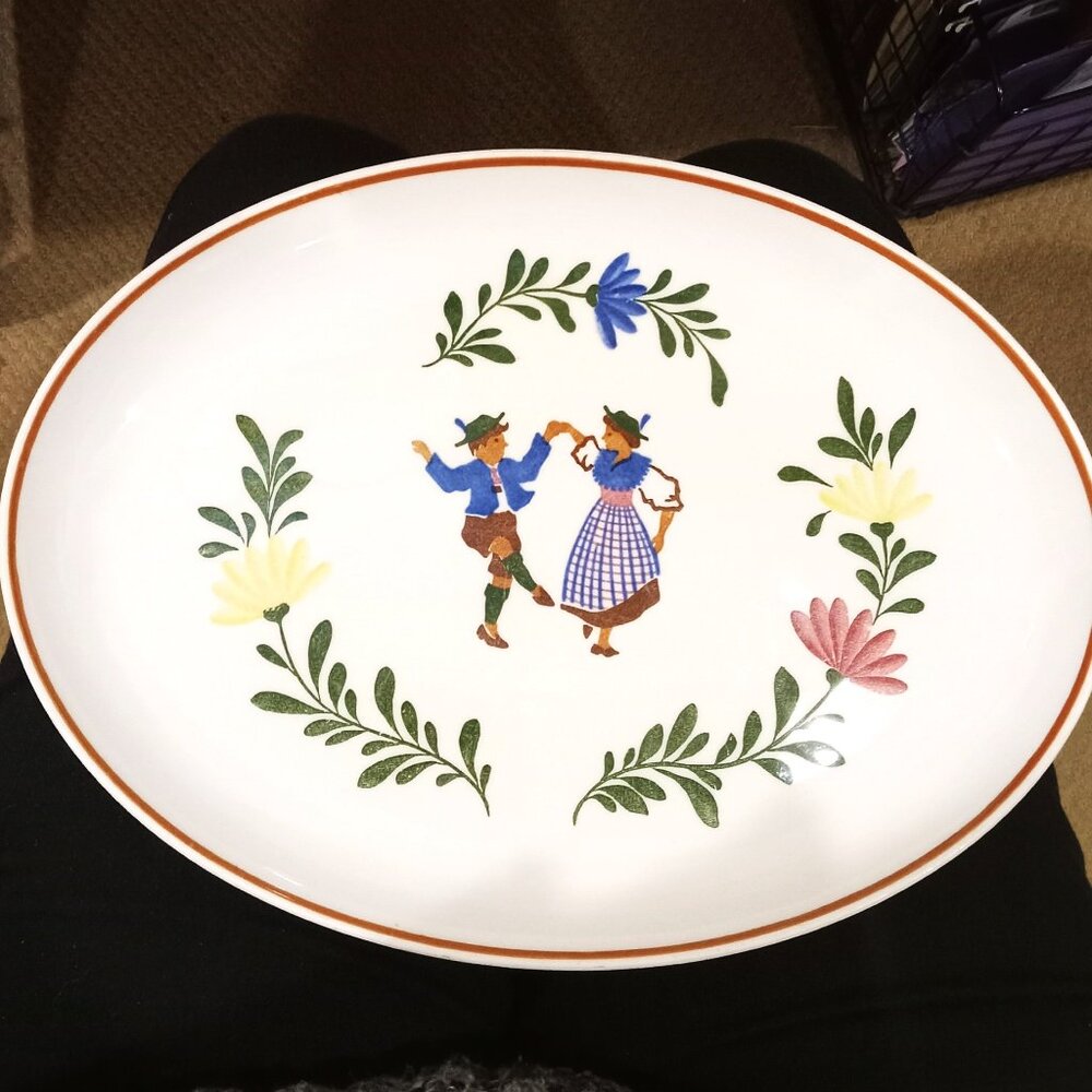 Vintage SB Alpine Ironstone 12" Lovely Platter